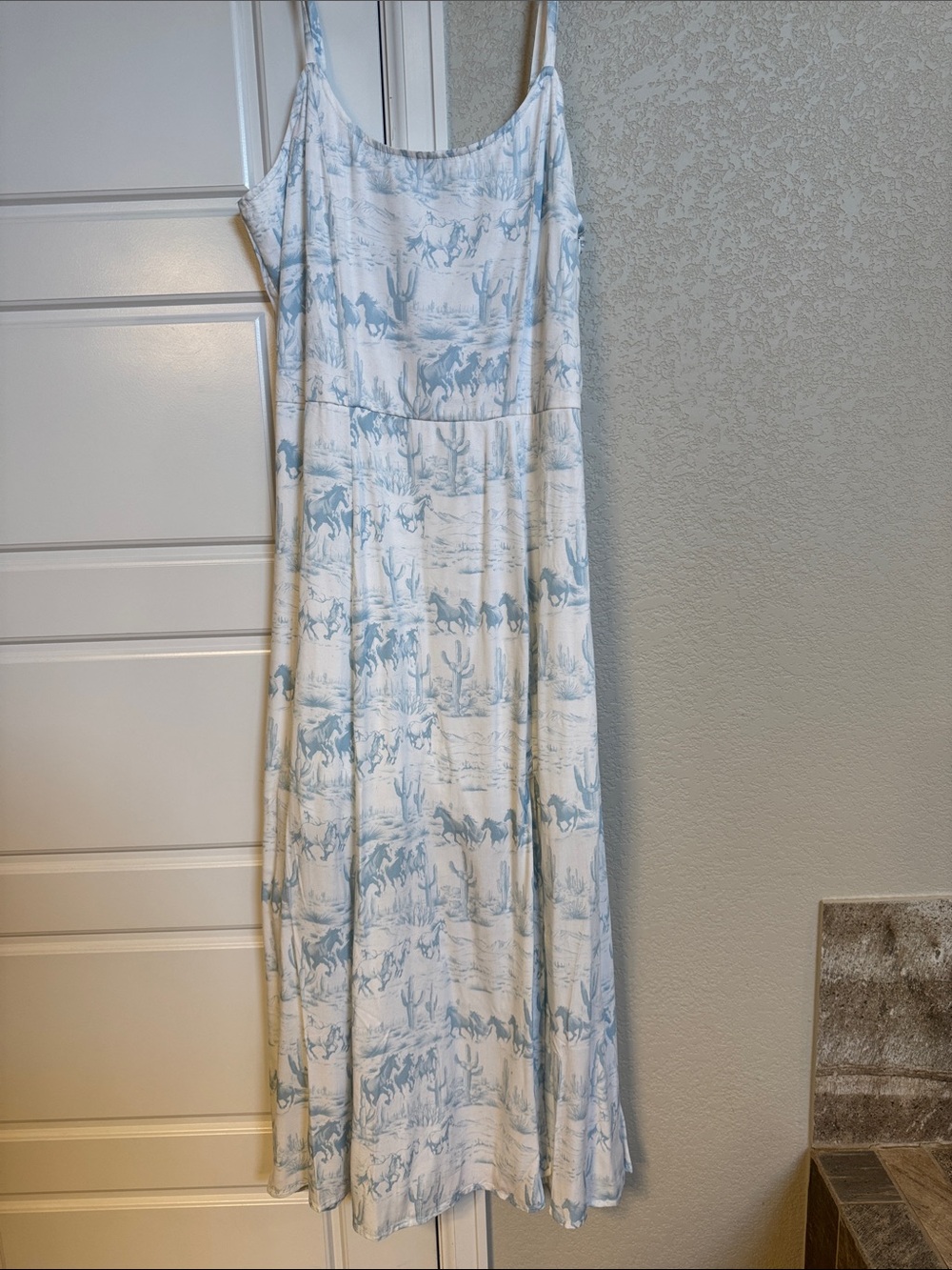 Wrangler Light Blue Desert-Print Dress